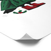 Merry F-Caw-F Classic Funny Graphic Poster (Ecke)