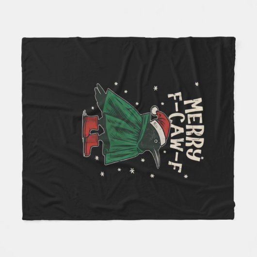 Merry F-Caw-F Fleecedecke (Vorderseite (Horizontal))