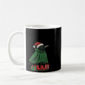 Merry F-caw-f Funny Christmas Black Crow Merry Xma Kaffeetasse (Links)