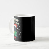 Merry F-caw-f Raven Fcawf Christmas Holiday Crow F Kaffeetasse (Vorderseite Links)