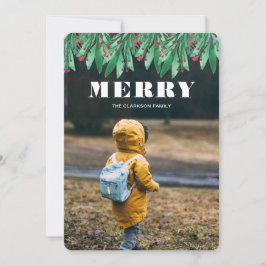 MERRY FEIERTAGSKARTE