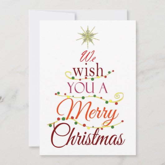 Merry Feiertagskarte (Vorderseite)