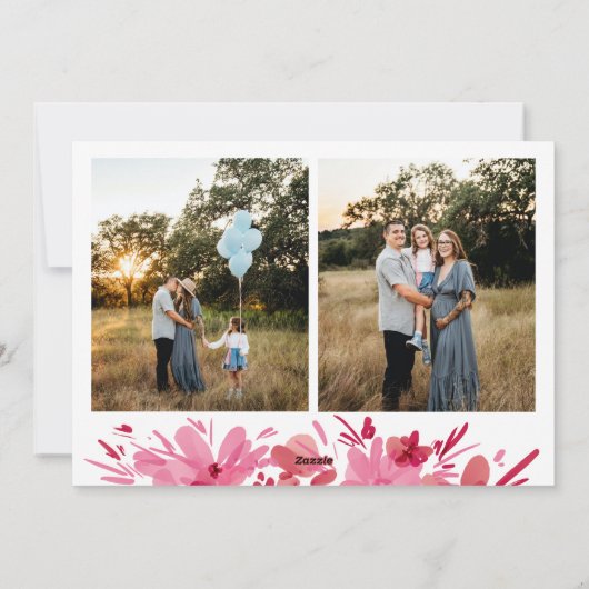 Merry Feiertagskarte (Rückseite)