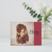 Merry Feiertagspostkarte (Stehend Vorderseite)