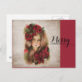 Merry Feiertagspostkarte (Vorne/Hinten)