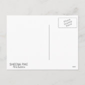 Merry Feiertagspostkarte (Rückseite)