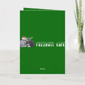 Merry Ferrety Christmas Card (Leere) Feiertagskarte (Rückseite)