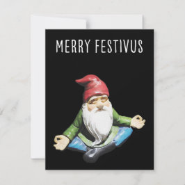 Merry Festivus Gnome Weihnachtskarte Karte