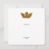 Merry First Christmas Ehefrau Newly Weds Angel (Rückseite)