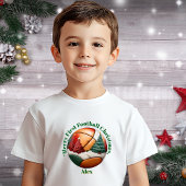 Merry First Football Christmas Baby Geschenk Baby T-shirt