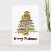 Merry Fishmas 2020 Feiertagskarte (Vorderseite)