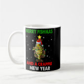 Merry Fishmas And A Crape New Year Fishing Funny X Kaffeetasse (Links)