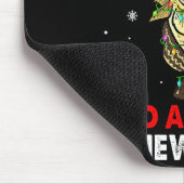 Merry Fishmas And A Crape New Year Fishing Funny X Mousepad (Ecke)