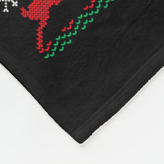 Merry Fishmas B Fish Fishing Christmas Ugly Sweate Fleecedecke (Ecke)