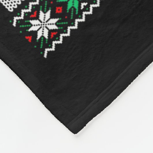 Merry Fishmas B Fish Fishing Christmas Ugly Sweate Fleecedecke (Ecke)