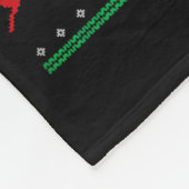 Merry Fishmas B Fish Fishing Christmas Ugly Sweate Fleecedecke (Ecke)