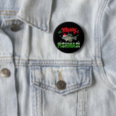Merry Fishmas Christmas Fish lover Button (Beispiel)