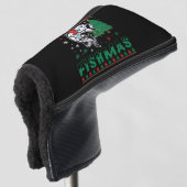 Merry Fishmas Fish Fish Vater Fischer Weihnachten Golf Headcover (3/4 Vorderseite)