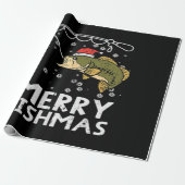 Merry Fishmas Fish Xmas Geschenkpapier (Ungerollt)