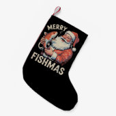 Merry Fishmas Funny Christmas Weihnachten Weihnach Kleiner Weihnachtsstrumpf (Vorderansicht (hängend))