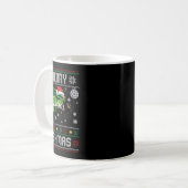 Merry Fishmas Funny Fish Fischerei Fischer Ugly Ch Kaffeetasse (Vorderseite Links)