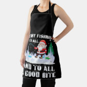 Merry Fishmas Funny Fish Fish Fishing Fisherman Xm Schürze (InSitu)
