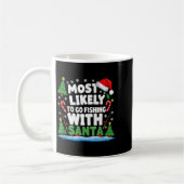 Merry Fishmas Funny Fish Santa Bigfoot Christmas F Kaffeetasse (Links)