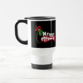 Merry Fishmas Funny Fishing Weihnachten Tasse (Links)