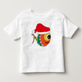Merry Fishmas Kleinkind T-shirt