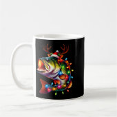 Merry Fishmas Santa Fishing Lovers Funny Fisherman Kaffeetasse (Links)