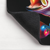 Merry Fishmas Santa Fishing Lovers Funny Fisherman Mousepad (Ecke)