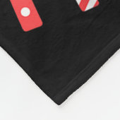 Merry Fishmas Santa Hat B Fishing Christmas Angler Fleecedecke (Ecke)