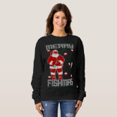 Merry Fishmas Santa Sweatshirt (Vorne ganz)