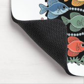 Merry Fishmas Weihnachtsbaum Fish Funny Fishing Mousepad (Ecke)