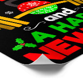 Merry Fitmas And A Happy New Year  Poster (Ecke)