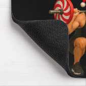 Merry Fitmas Christmas & A Happy New Rear Year Mousepad (Ecke)