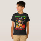 Merry Fitmas Happy New Year Funny Christmas New Ye T-Shirt (Vorne ganz)