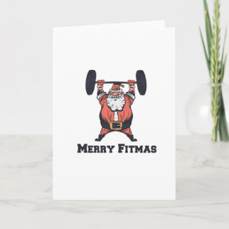 Merry Fitmas Karte