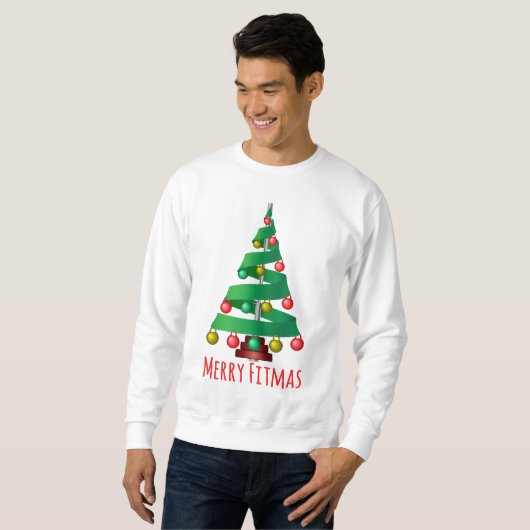 Merry Fitmas Sweatshirt (Vorne ganz)