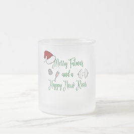 Merry Fitmas und ein glücklicher neuer Rücken Mattglastasse