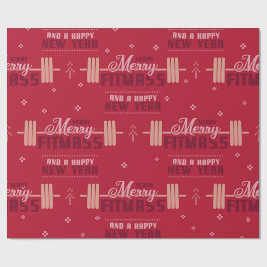 Merry Fitmasse Geschenkpapier (Flach)