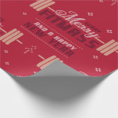 Merry Fitmasse Geschenkpapier (Ecke)