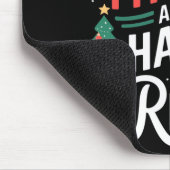 Merry Fitness And A Happy New Rear Fitmas Christma Mousepad (Ecke)
