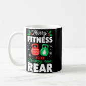 Merry Fitness Happy New Rear Christmas Holiday Gym Kaffeetasse (Links)