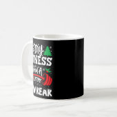 Merry Fitness Happy New Rear Workout Christmas  Kaffeetasse (Vorderseite Links)