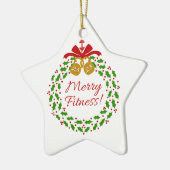 Merry Fitness Wreath Personalisiert Star Ornament (Links)