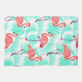 Merry Flamingo Geschirrtuch (Horizontal)