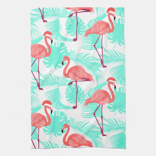 Merry Flamingo Geschirrtuch (Vertikal)