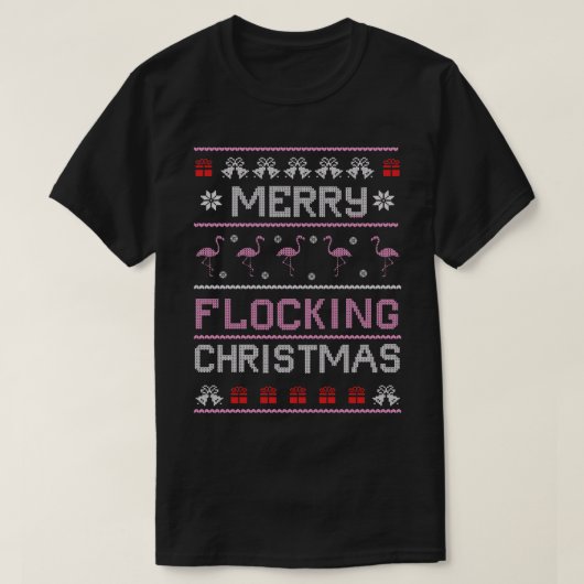 Merry Flocking Christmas T-Shirt (Design vorne)