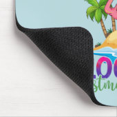 Merry Flocking Christmas | Weihnachten im Juli Mousepad (Ecke)